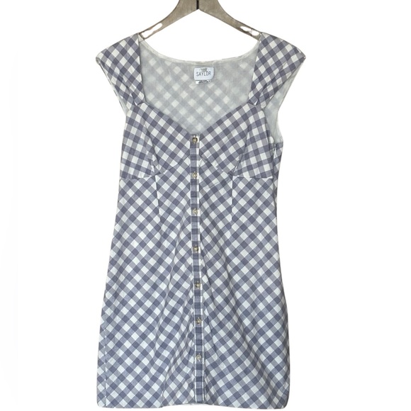 SAYLOR
Hadleigh Gingham Mini Dress - Picture 6 of 9